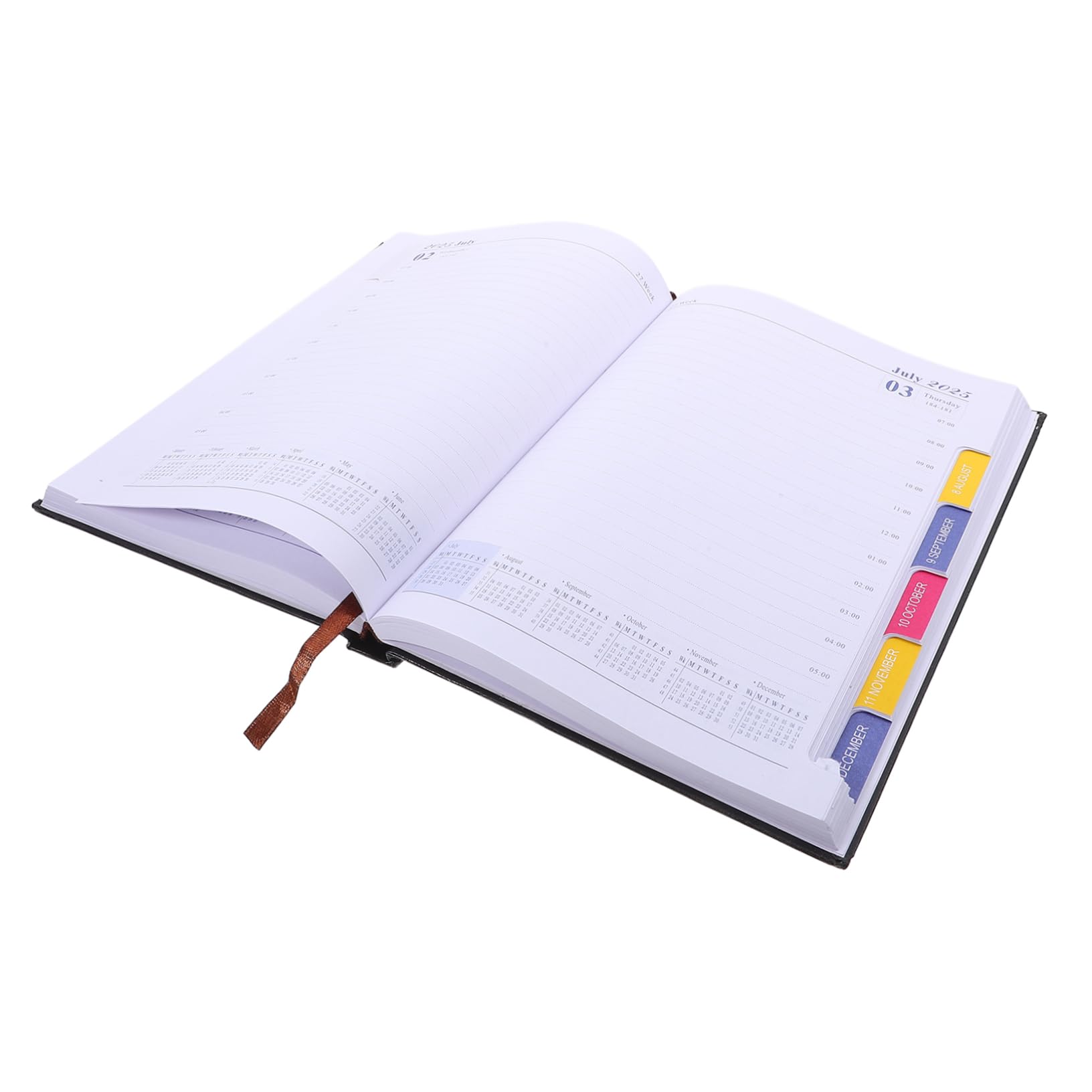 Housoutil 5 Stück Planer für Lehrer mit Wochen Monats und Tagesplaner Kompakter Akademischer Terminplaner Tragbares Notizbuch für Effiziente Organisation und Flexible Zeitplanung