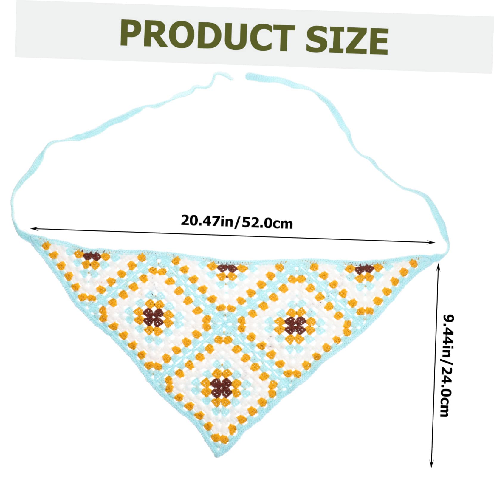 Healeved 5 Pañuelos Para El Pelo Diadema Bandana De Ganchillo Para Mujer Accesorio De Moda Para Damas