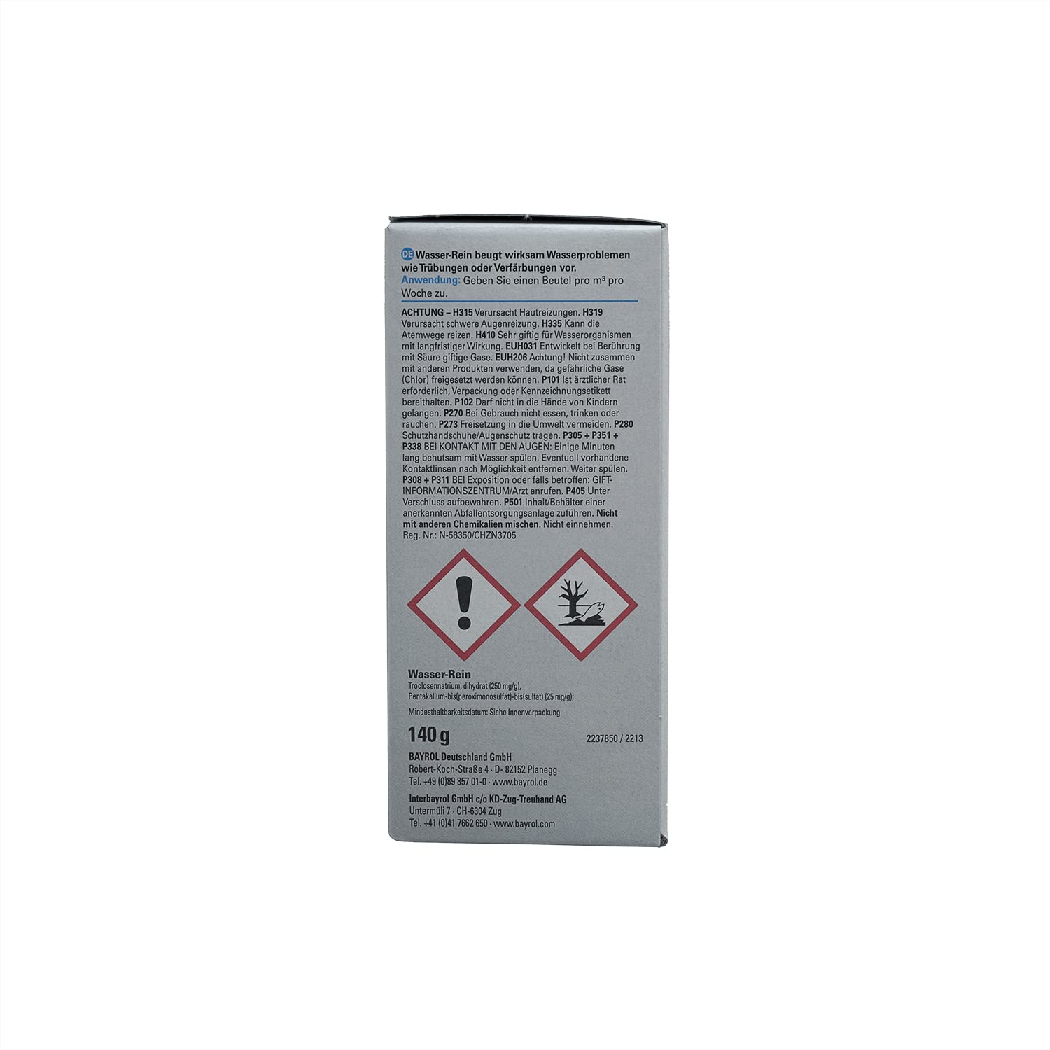 BAYROL SpaTime DÉSINFECTANT Plus Granulés (boîte de 4 sachets de 35g) - 140g | Prévient des problèmes de qualité de l'eau - Désinfection Régulière + 10 Tests HPS OFFERTS 6 en 1
