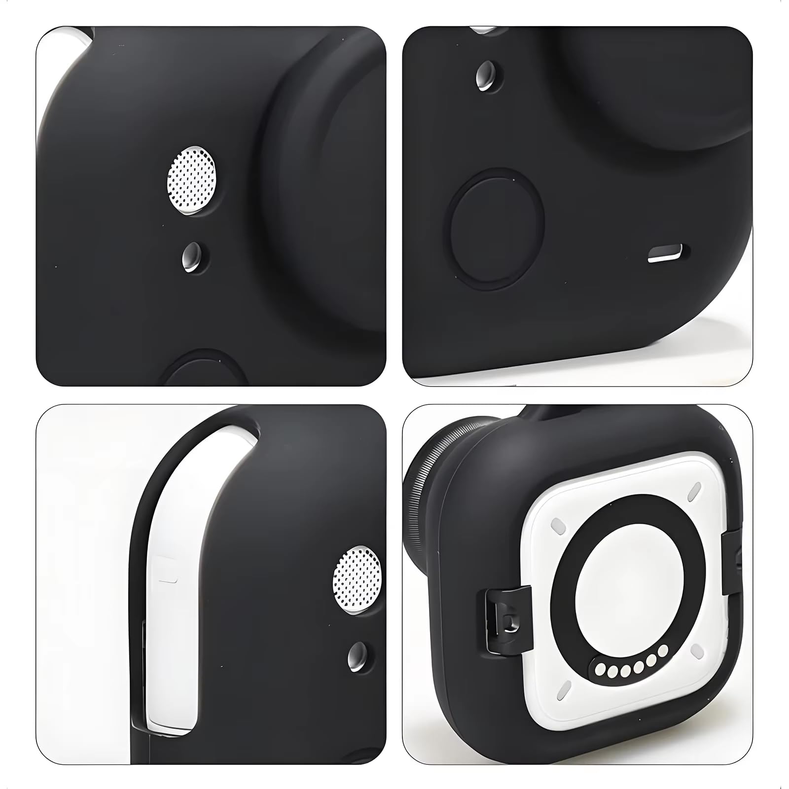 Funda Protectora De Silicona Para Insta360 Go Ultra – Carcasa Anticaídas Y Antiarrañazos, Color Negro