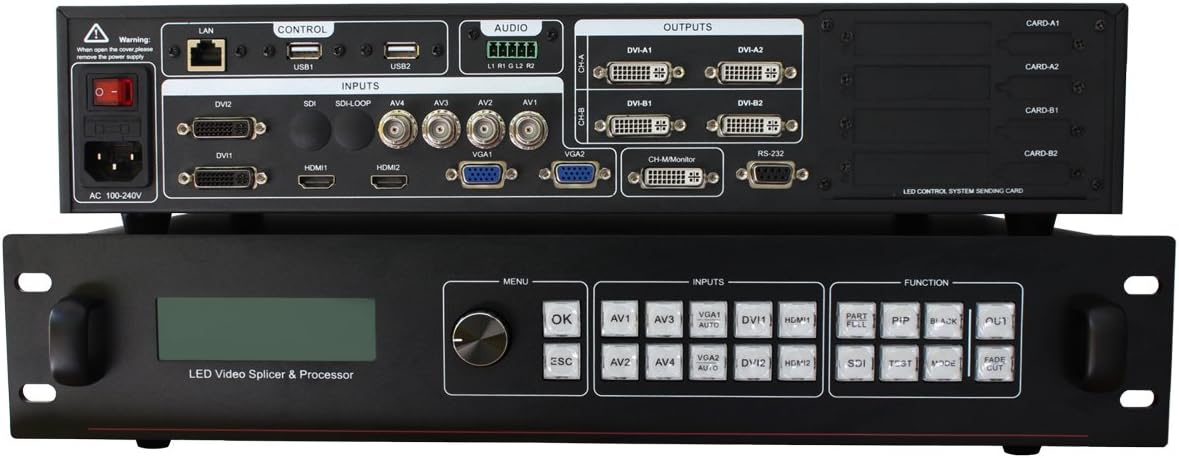AMS-SC358 4K Video Processor Dual Screen Video Processor LED Video Splicer