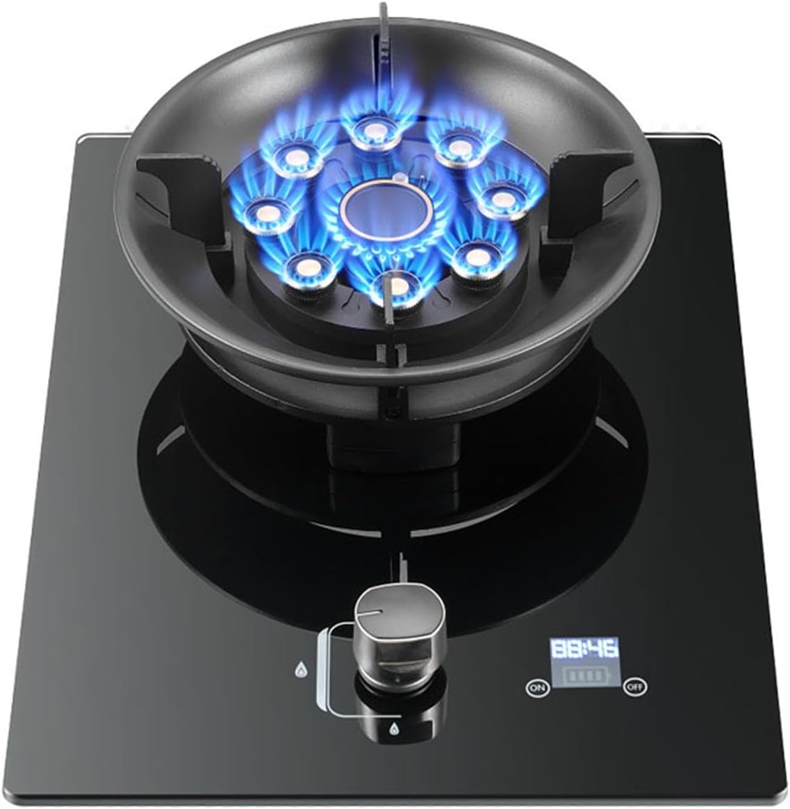 Estufa de Gas 1 Puesto 43x33 cm Empotrable/Mesa