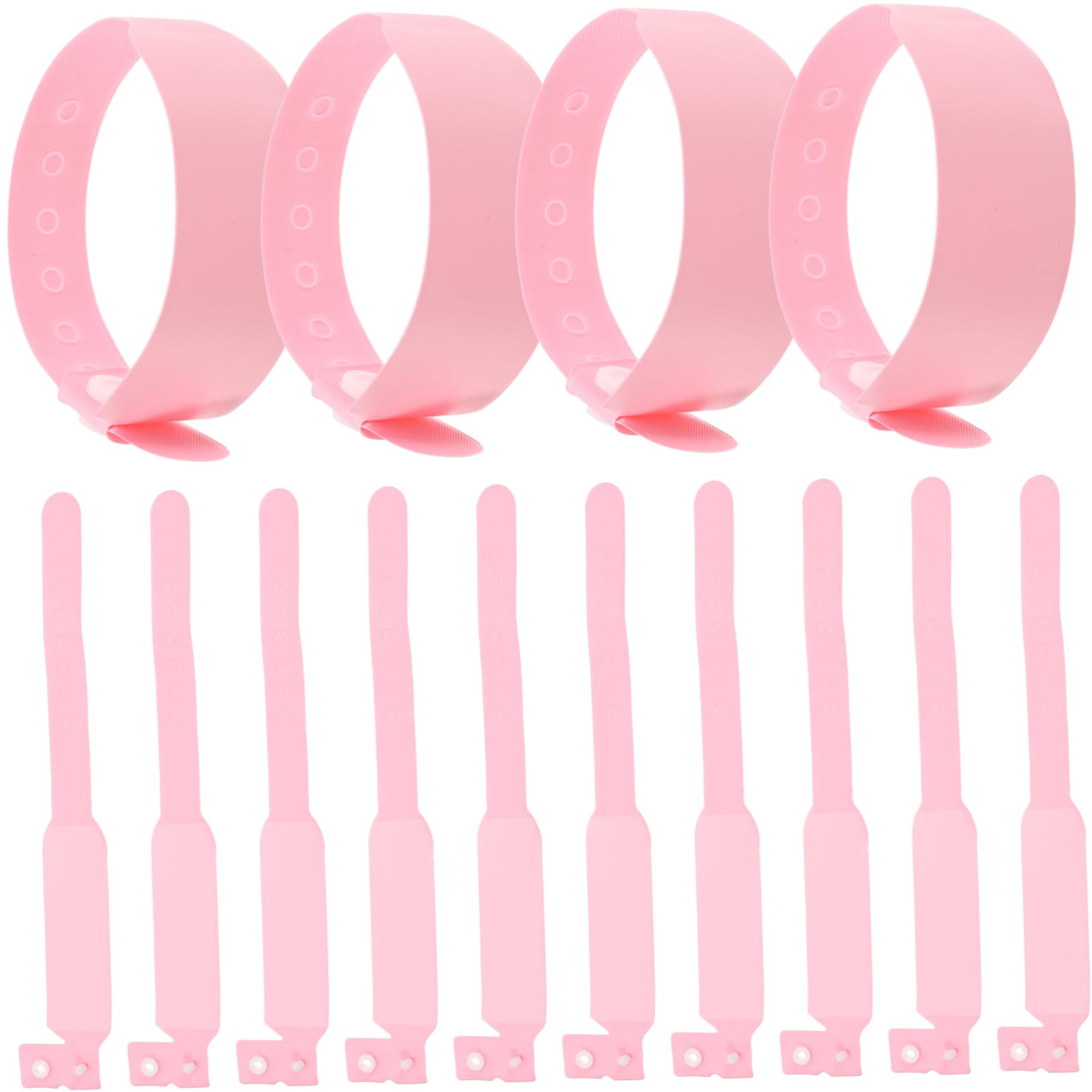 Holibanna 100pcs Neon Bracelets Medical Wristband for Hospital Waterproof Id Band Wristband Event Gentle PVC Newborn Identification