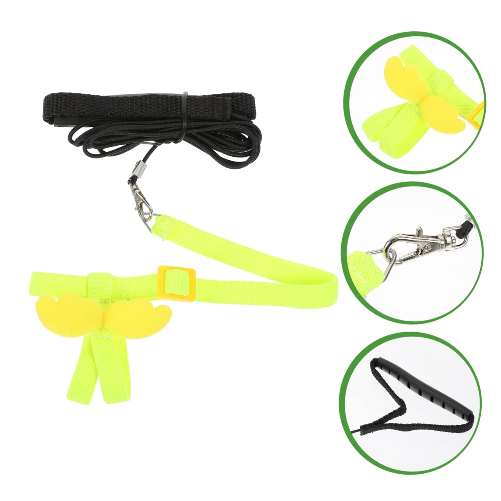 Beavorty 4stücke Pet Vogel- Set Für Papageien Einstellbare Trainingsleine Für Vögel Elastisches Zubehör Für Sichere Ausflüge Und Outdoor-Training Geeignet Für Wellensittiche Und