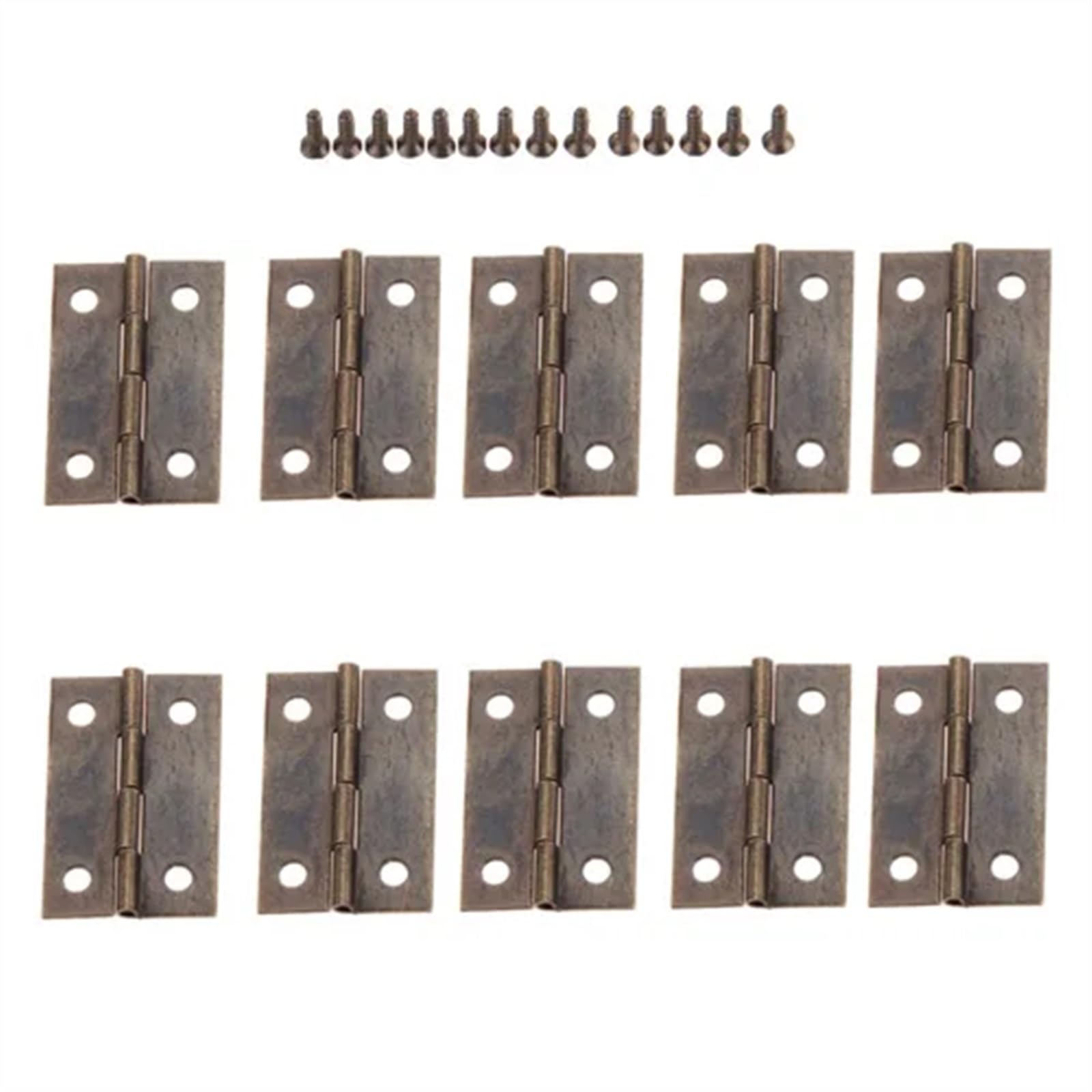 Charnières décoratives en bronze pour relooker une boîte à bijoux en bois ancienne