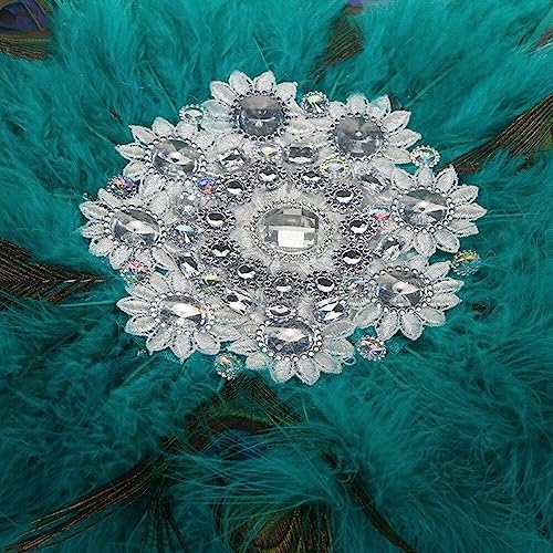 Éventail des années 1920 pliable pour costume de soirée - 8
