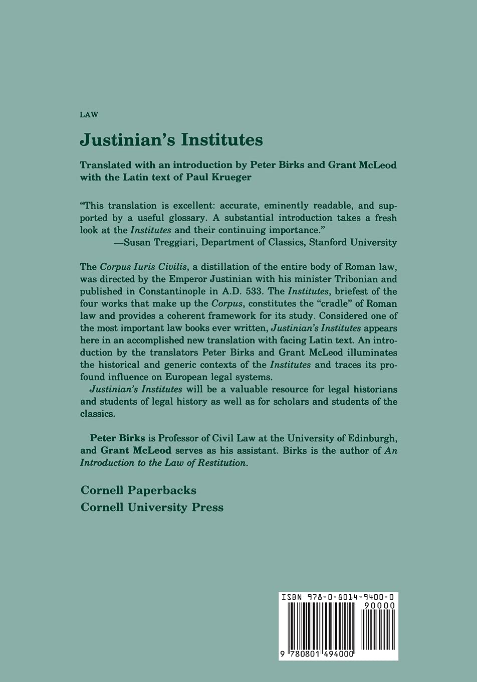 Justinian's "Institutes"