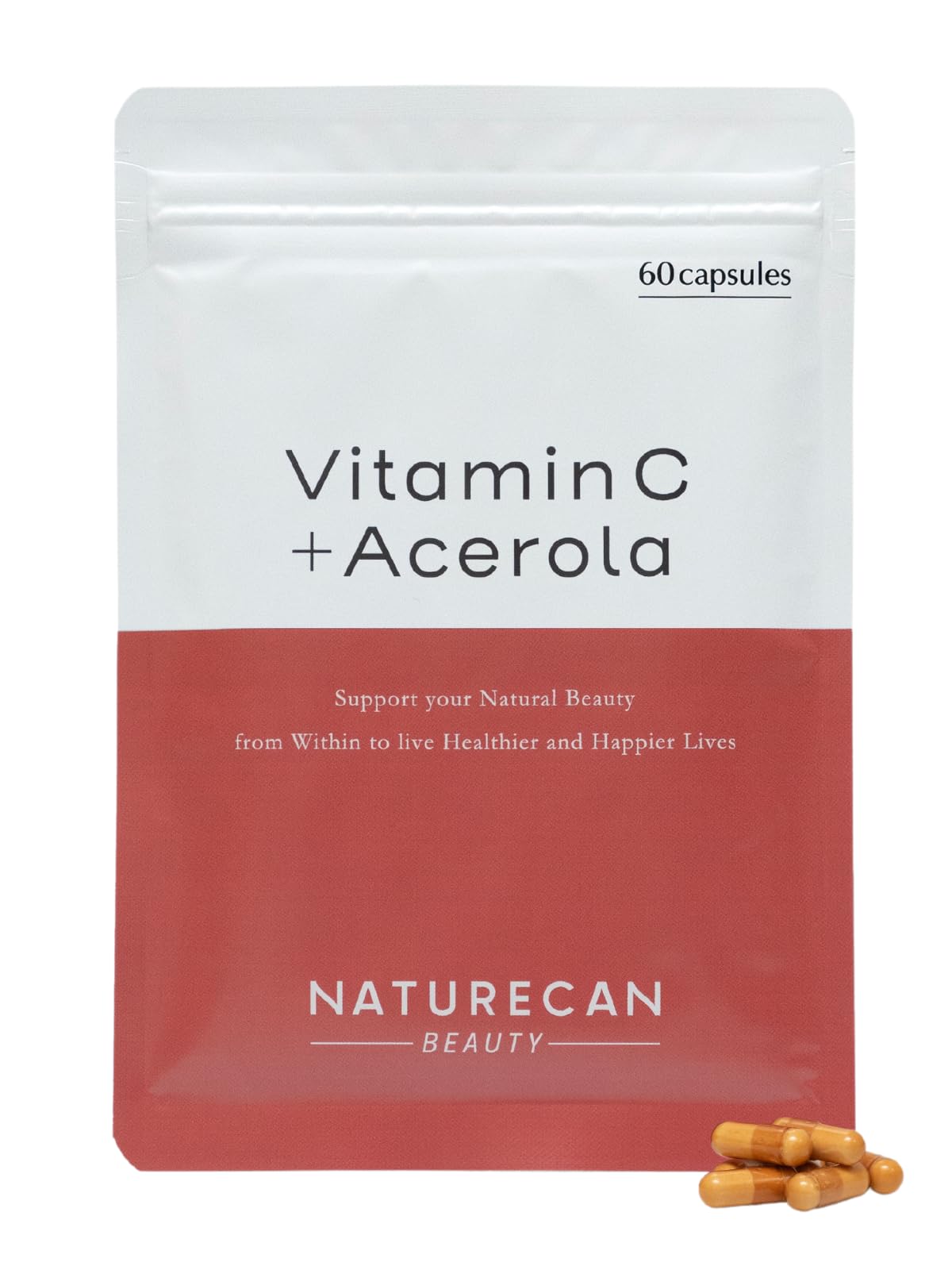 Amazon | Naturecan アセロラ由来 ビタミンCカプセル /1食2粒
