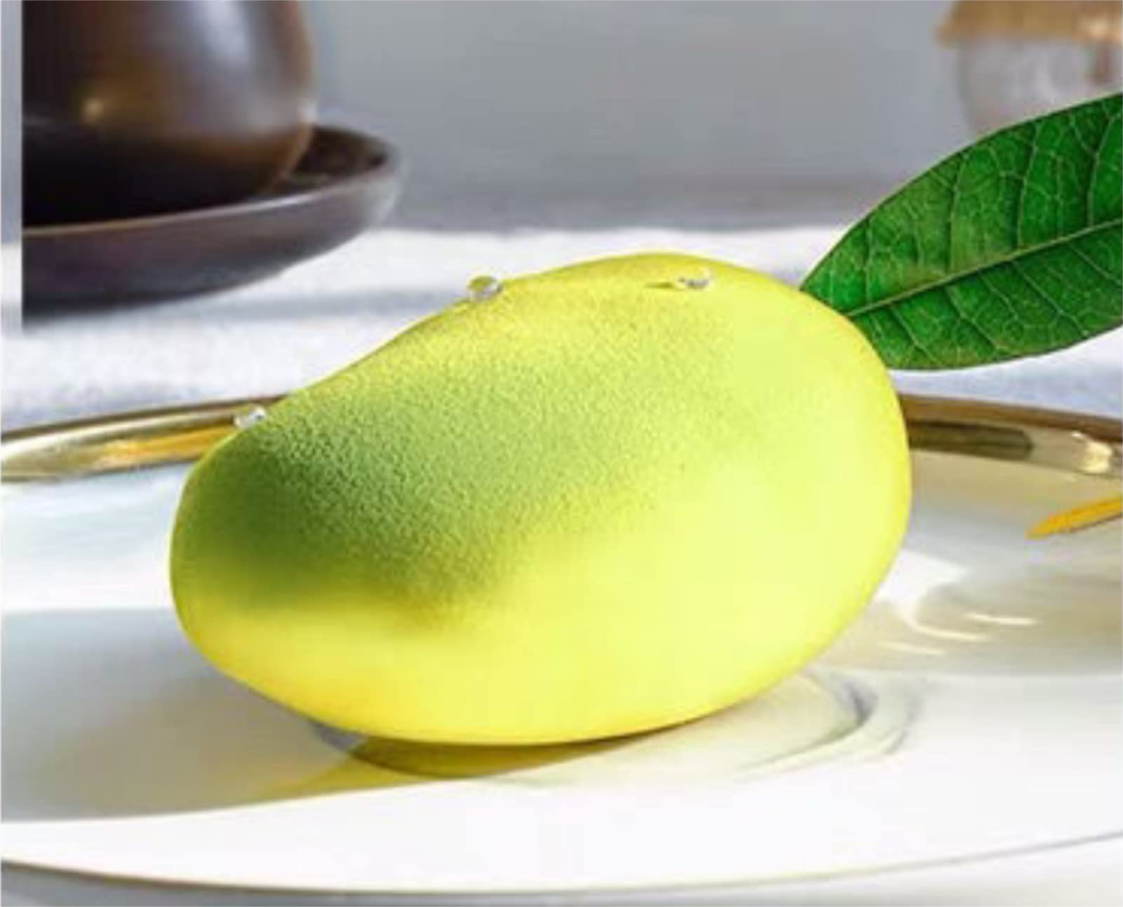 Fonyiunce Stampi in Silicone Forma di Limone, Stampo Per Limone, 29.8CM*17.4CM, Stamp in silicone 3D a Forma di Limone Stampo, per Cottura a Motivi Dolci Muffin Mousse