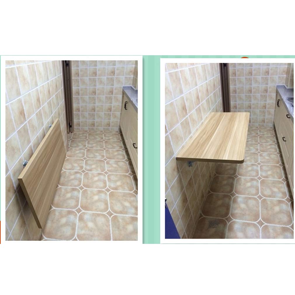 Table Murale Rabattable En Bois, Table À Manger Rabattable Robuste
