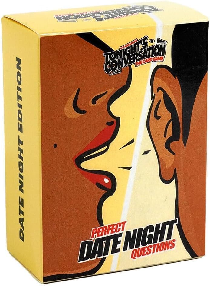Image of Awestuffs Family Board Games for Adults - Ages 8 and up, 2 to 8 Players (Date Night Questions)