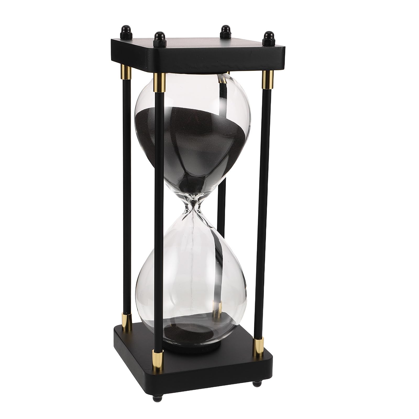 LALAFINA Reloj de Arena de Temporizador Diseño Vintage de 60 Minutos y Arena para Cocina y Trabajo Hogar