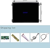 Vista 2 de 10.4 pulgadas VS104T-004A 1024X768 600nit Brillo WLED IPS Pantalla LCD y VGA DVI Audio LCD Controlador Junta