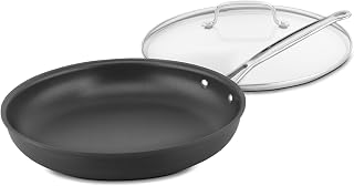 Cuisinart Chef's Classic 12-Inch Nonstick Hard Anodized Skillet with Glass Lid - PFAS-Free Ceramic Coating