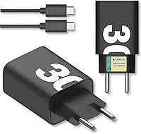 Carregador Turbo Rápido 30W Compatível para Samsung Galaxy S20 S21 S22 S23 S24 Ultra S7 A10 A70 A71 A50 A51 A10 A01 A02 A03 J7 J8 Ultra Tab Tablet