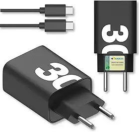 Carregador Turbo Rápido 30W Compatível para Samsung Galaxy S20 S21 S22 S23 S24 Ultra S7 A10 A70 A71 A50 A51 A10 A01 A02 A03 J7 J8 Ultra Tab Tablet
