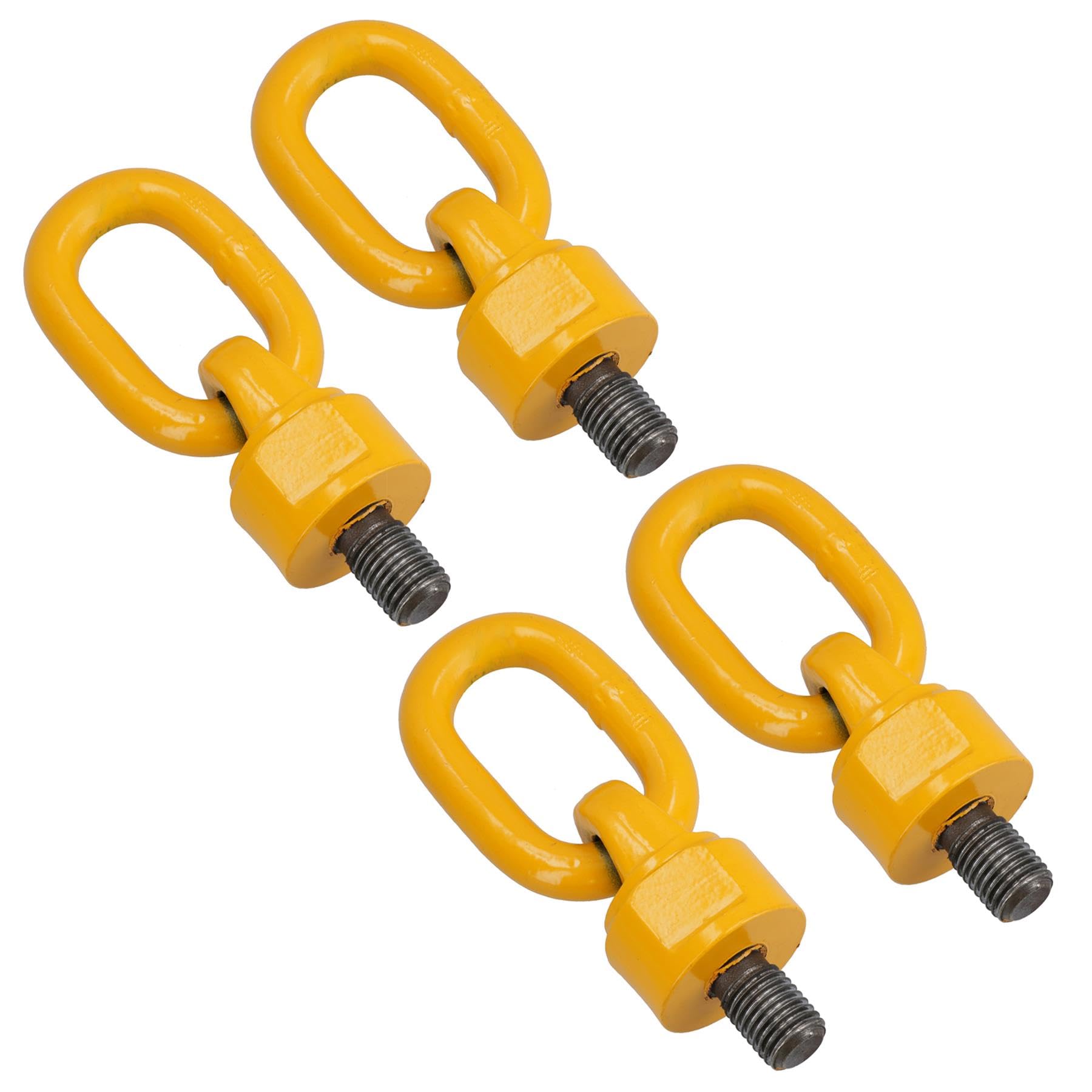 M16 x 40mm Swivel Rotating Lifting Point Eye Bolt with Ring 1.12t Capacity 4pc