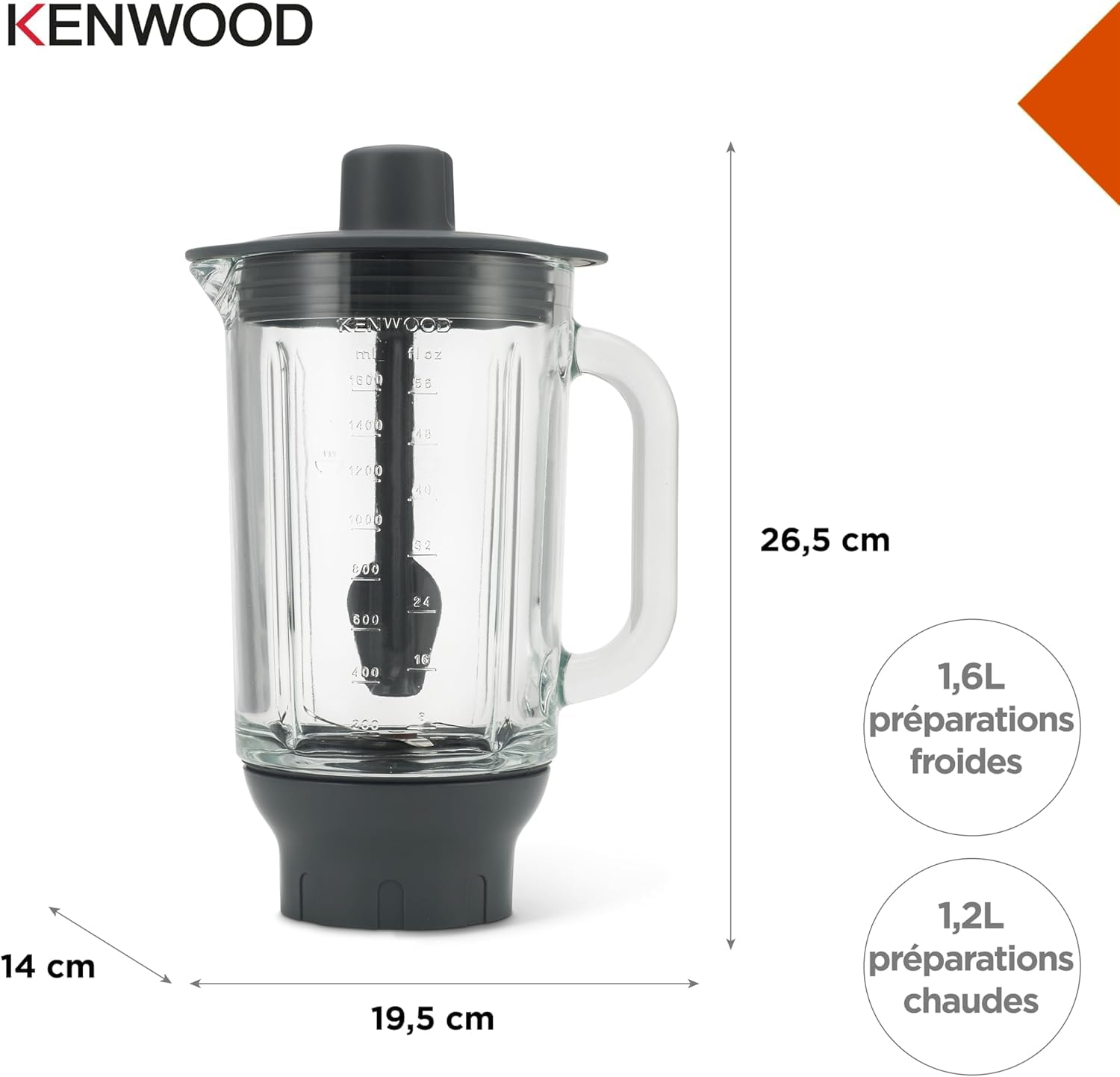 KENWOOD Accessoire robot Blender KAH359GL
