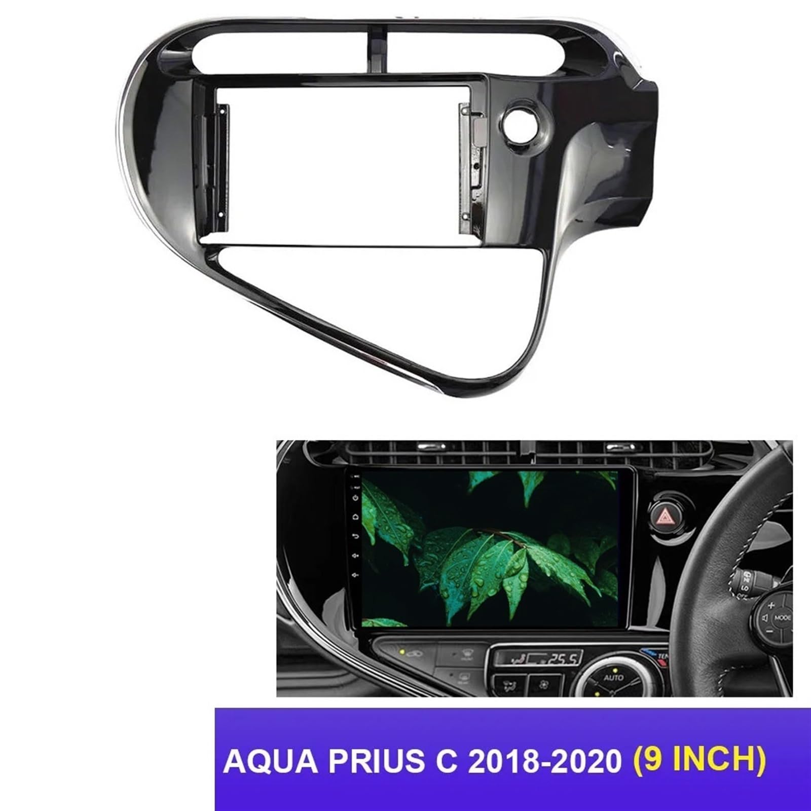 Amazon.com: GRASKY 9 Inch Compatible with Toyota Aqua Prius C 2018