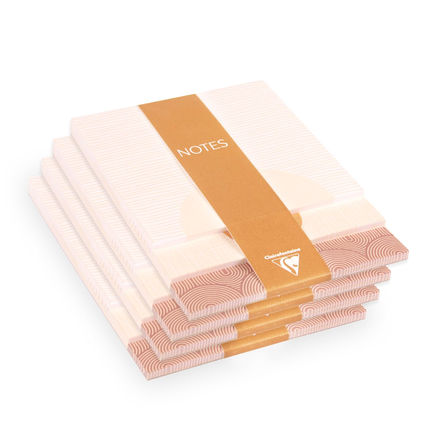 Clairefontaine 116070C, Set of 4 Memo pads 90 Sheets