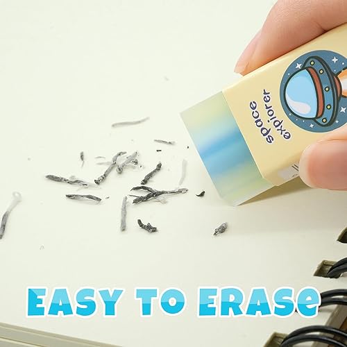 Miniatura 6 de 18 unidades de borradores de gelatina para niños, goma de frutas, dinosaurios, borradores para niñas y niños, borradores perfumados de dinosaurios