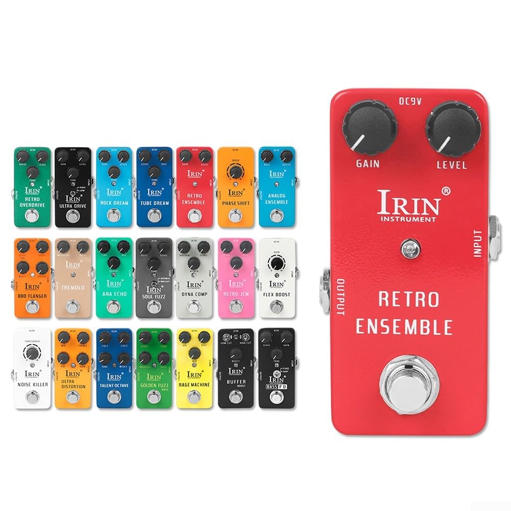 Wielofunkcyjny gitarowy Wah Distortion Delay Reverb(RS20 Green)