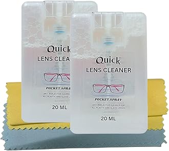 Color Zebra Quick Spectacles And Sunglasses Cleaning Pocket Spray | Eye Wear Glass Cleaning Spray | Pack 2 X 20 Ml
