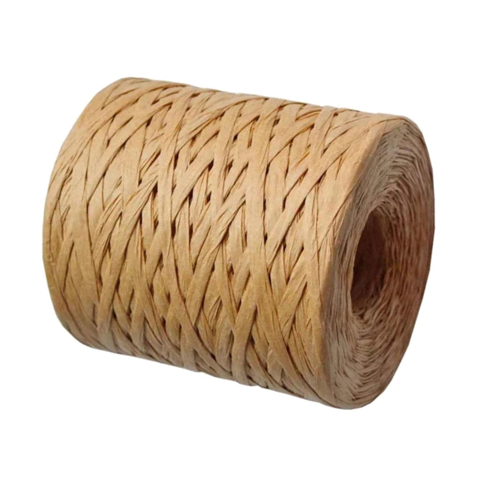 200M Paper Raffia Ribbon Cord Craft Twine Rope String Craft DIY Chocolate-image-12