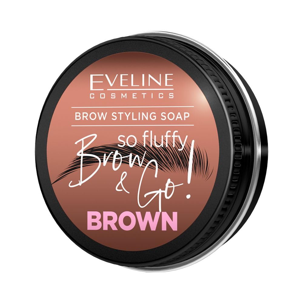 Eveline Cosmetics Mydło do stylizacji brwi, brązowe