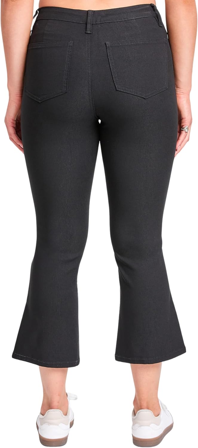 YMI Womens YMI Jeans Hyperstretch Cropped Mini Boot - Image 3