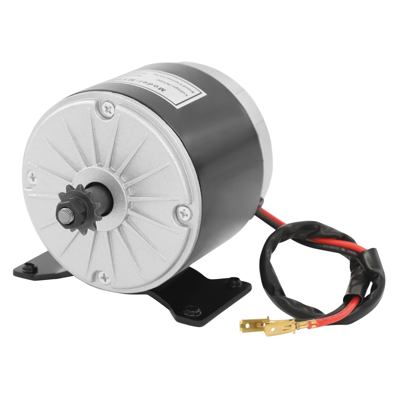 Motore a spazzole, 36 V, 350 W, motore elettrico a magnete permanente, impermeabilità IP54, velocità nominale 2750 giri/min, portata 100 kg, per scooter elettrici, bici elettriche e moto elettriche