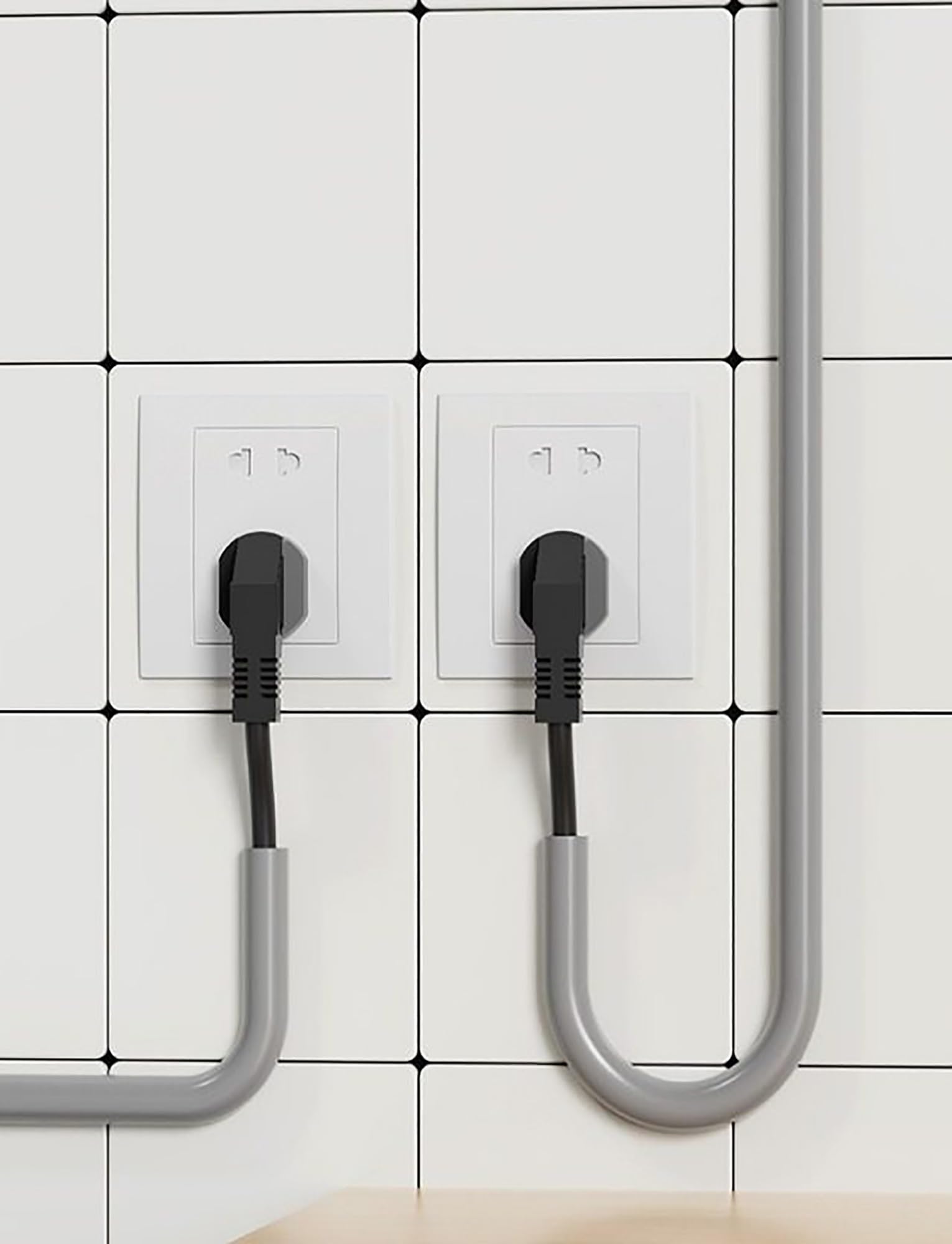 Copricavo da pavimento, protezione, prolunga, canalina di cablaggio, cavo elettrico, gestisci l'organizzatore for nascondere l'ufficio, la casa, l'officina, il magazzino, il garage(Color4,18meter)