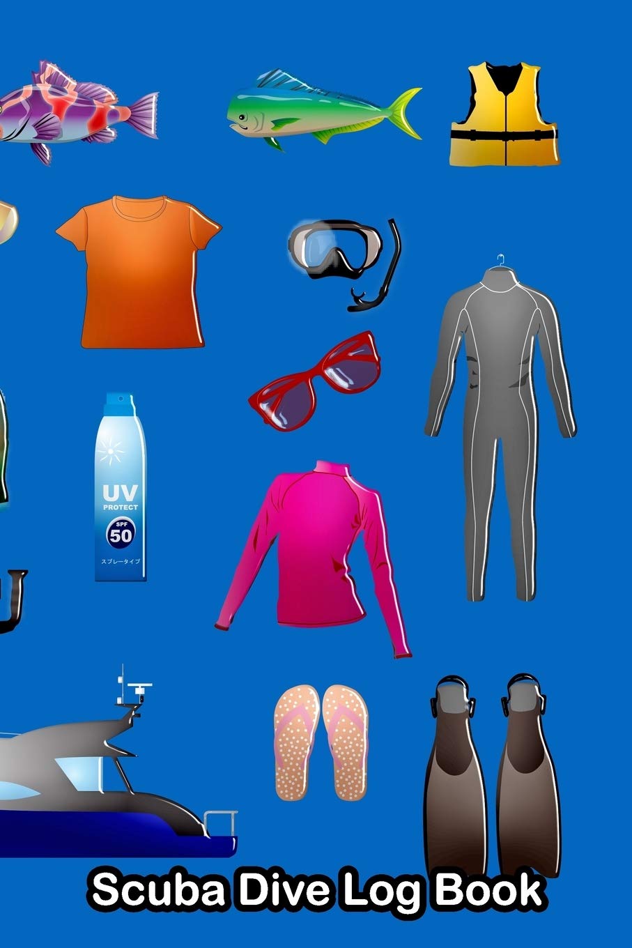 Scuba Dive Log Book: Notebook and Journal to record all the details of 100 dives whether they're for training, certification or leisure. Suitable for both beginner and experienced divers.