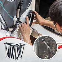 Vista 7 de Hebilla universal de nylon para bridas de cable, hebillas de bridas con cremallera automática New Grip 2026, clips de cremallera automotrices