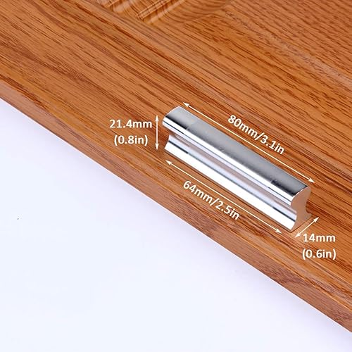 Miniatura 2 de Gabinetes de zapatos de aleación de aluminio grueso sólido para baño, tiradores de cajón, manijas de cocina de muebles modernos, manija de puerta de