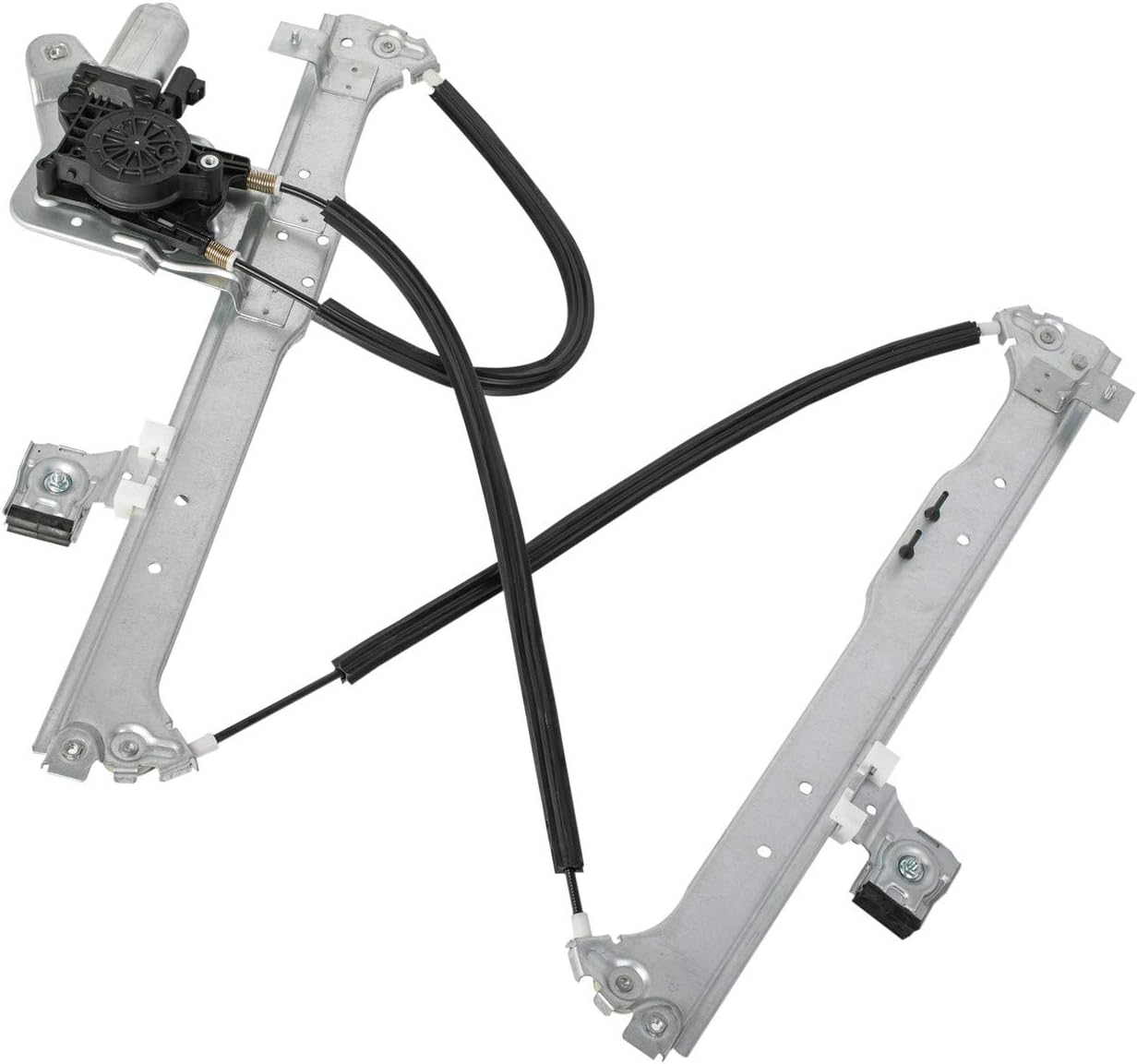 Rear Left Driver Side Power Window Regulator with Motor Assembly - Compatible with Cadillac Chevy GMC Escalade EXT/ESV Suburban Avalanche Yukon XL Silverado Sierra Crew Cab - 741-578