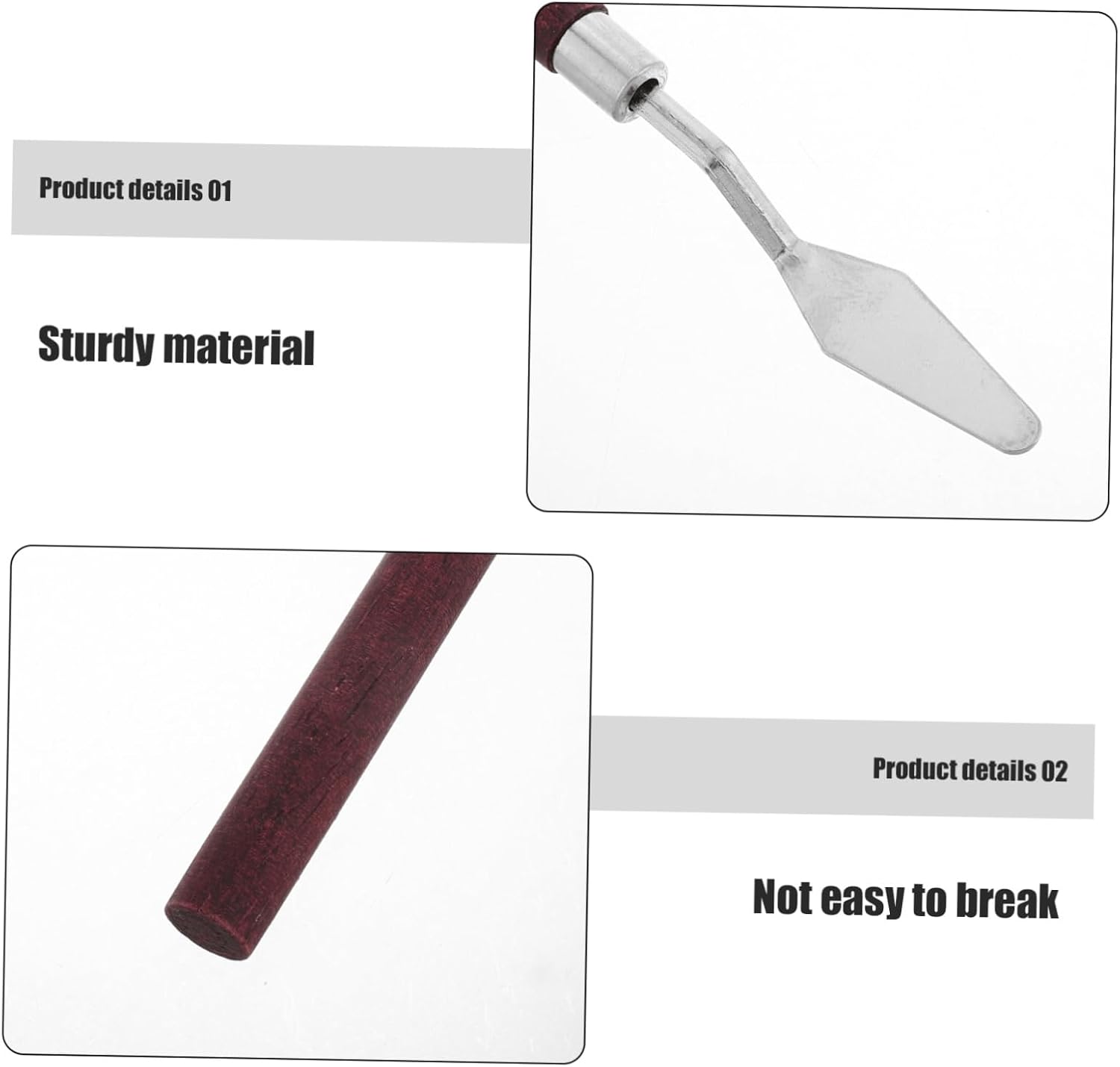 3pcs Palette Knife Oil and Acrylic Painting Flexible Mixing Tools for Artists Unique Shapes for Texture and Detail Art Projects