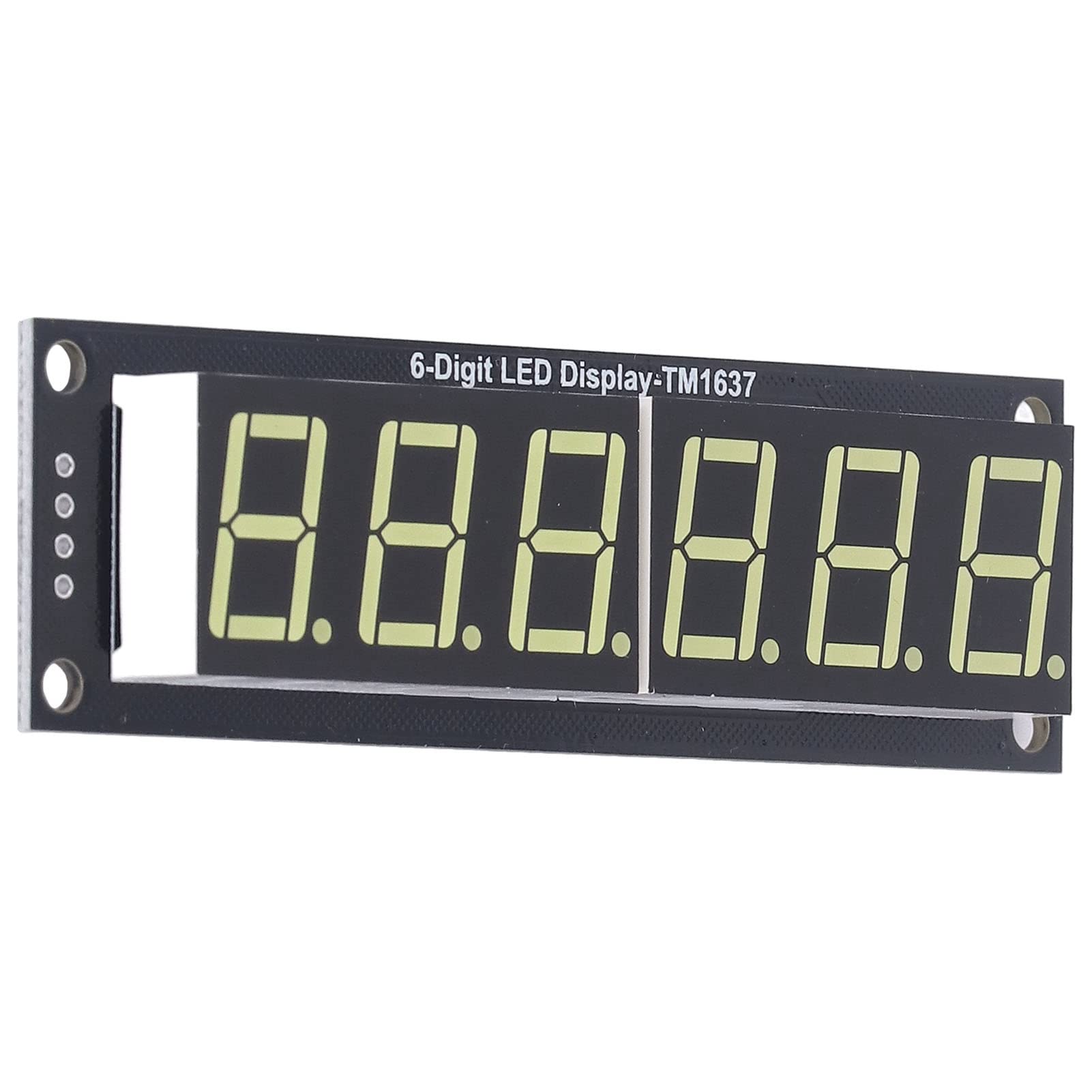Respicefinem 7 Segment Display Tm1637 10×3×2 Display Digital Tube 6 Digit 7 Segment Decimal White Light Digital Display Module