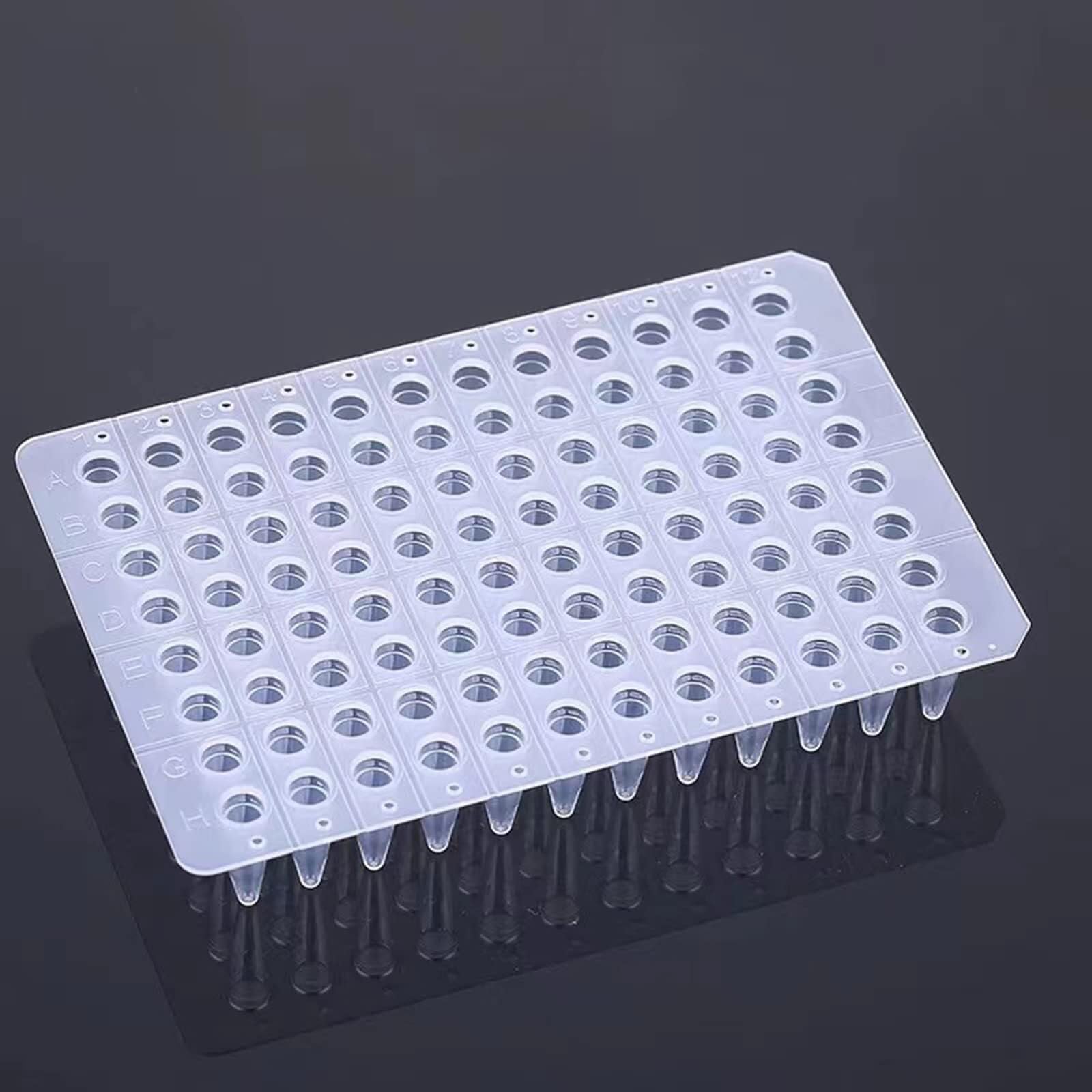 PCR 96-Well-Platte, 0,2ml ohne Rand, 20 Platten Gamma-bestrahlt für Sterilität
