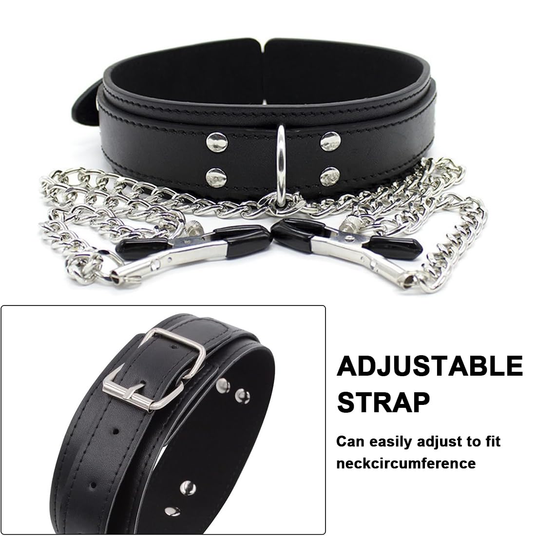 Morsetti per capezzoli Capezzoli Sesso estremo Clitoride Clip Labia Catena Clip Stimolazione capezzoli Donne BDSM Capezzolo Giocare Giocattoli erotici per le donne Donne Coppie Amanti