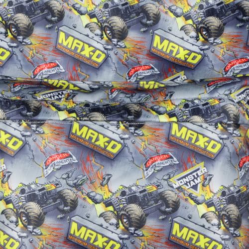 INTIMO Monster Jam Backpack Maximum Destruction Max-D Monster Truck Allover Design School Laptop Tech Sleeve Travel Daypack3