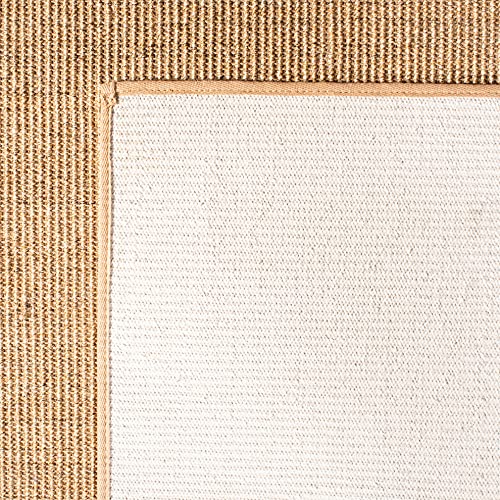 Martha Stewart Collection By Safavieh 5' X 7' Beige Msr9501B Farmhouse Sisal & Jute Area Rug #TOP5