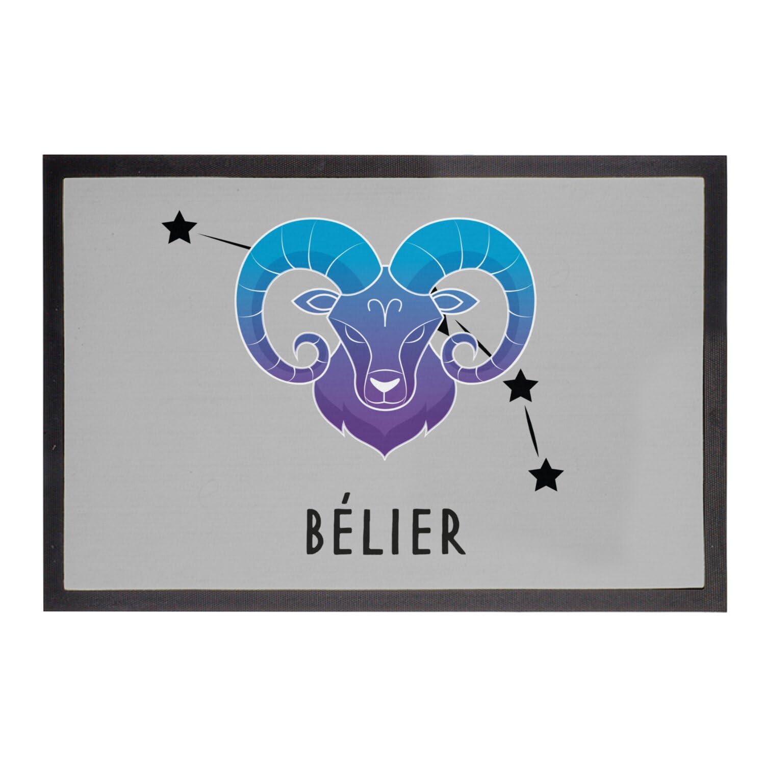 Paillasson Belier astrologie cadeau original pour pendaison de cremaillere