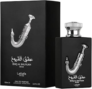 ISHQ AL SHUYUKH Silver Perfume Eau De Parfum Natural Spray 100m Arabian Fragrance Men Women