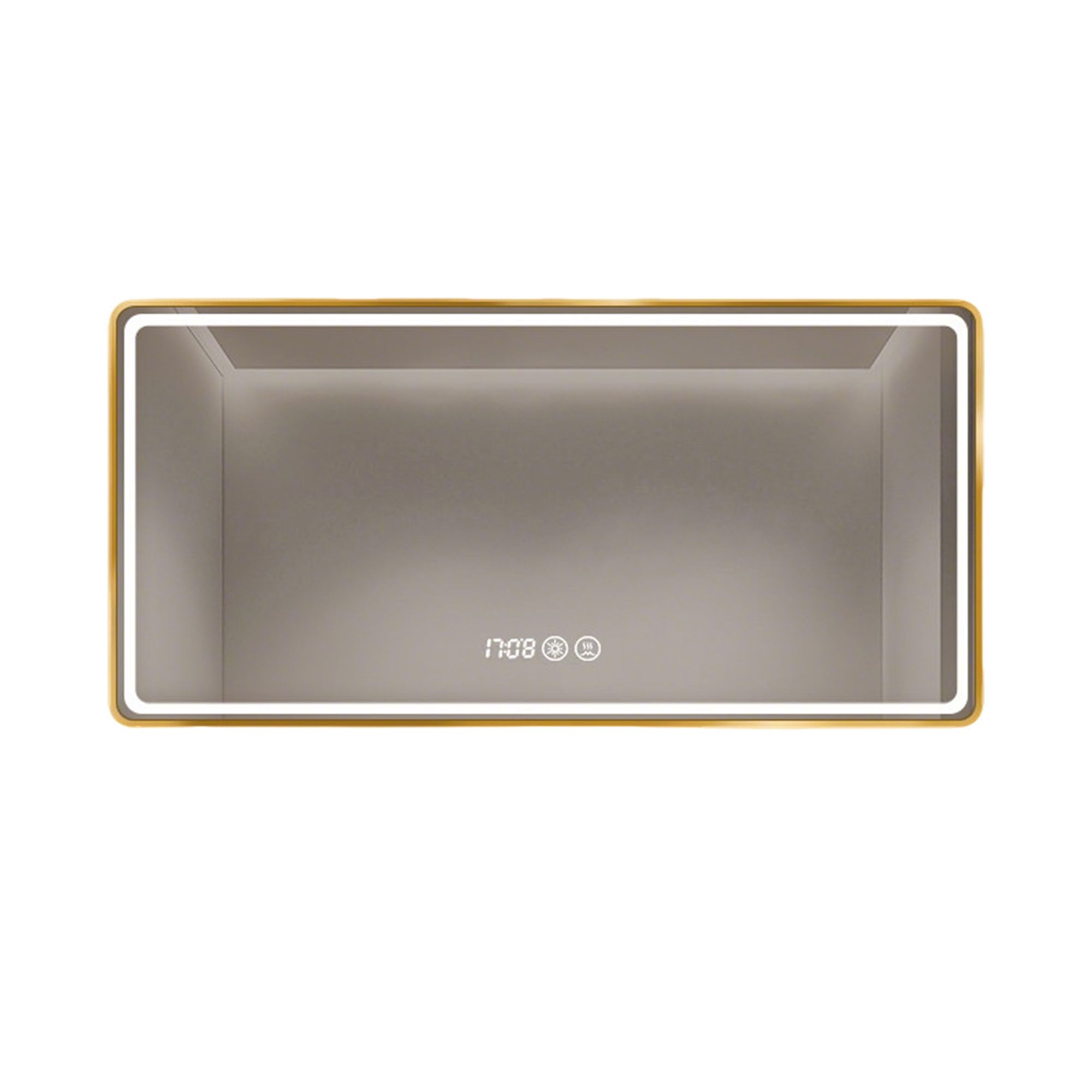 Miroir LED salle de bain tactile intensité variable et désembueur