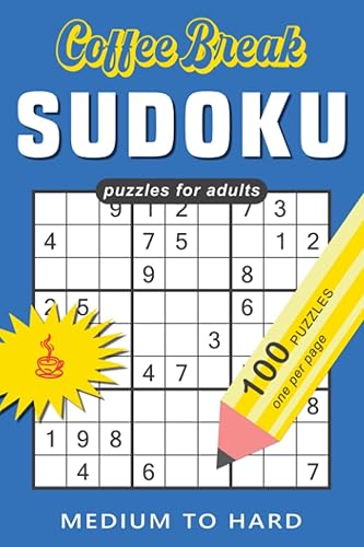Sudoku Puzzles for Adults Medium to Hard Classic Sudoku Puzzle Book with Solutions, Eye-Friendly Large Print Puzzles for Intermediate and Advanced