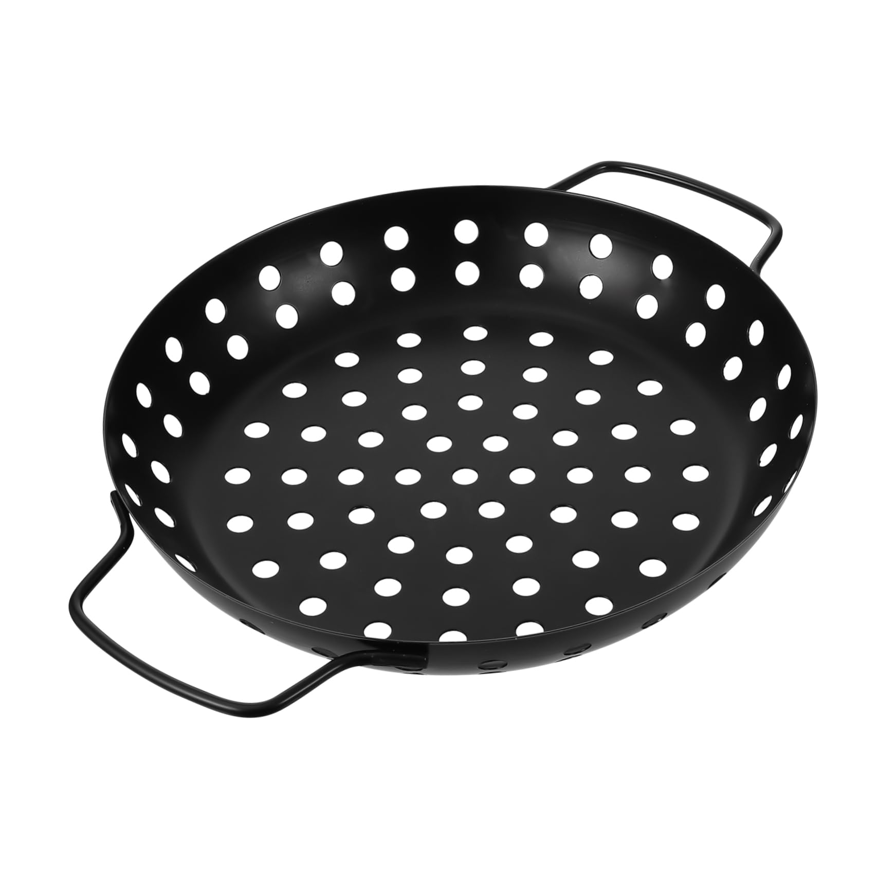 Alipis Grill Tray Plate Barbecue Tray Hole Outdoor Baking Pan Camping Barbecue Pan Non-stick