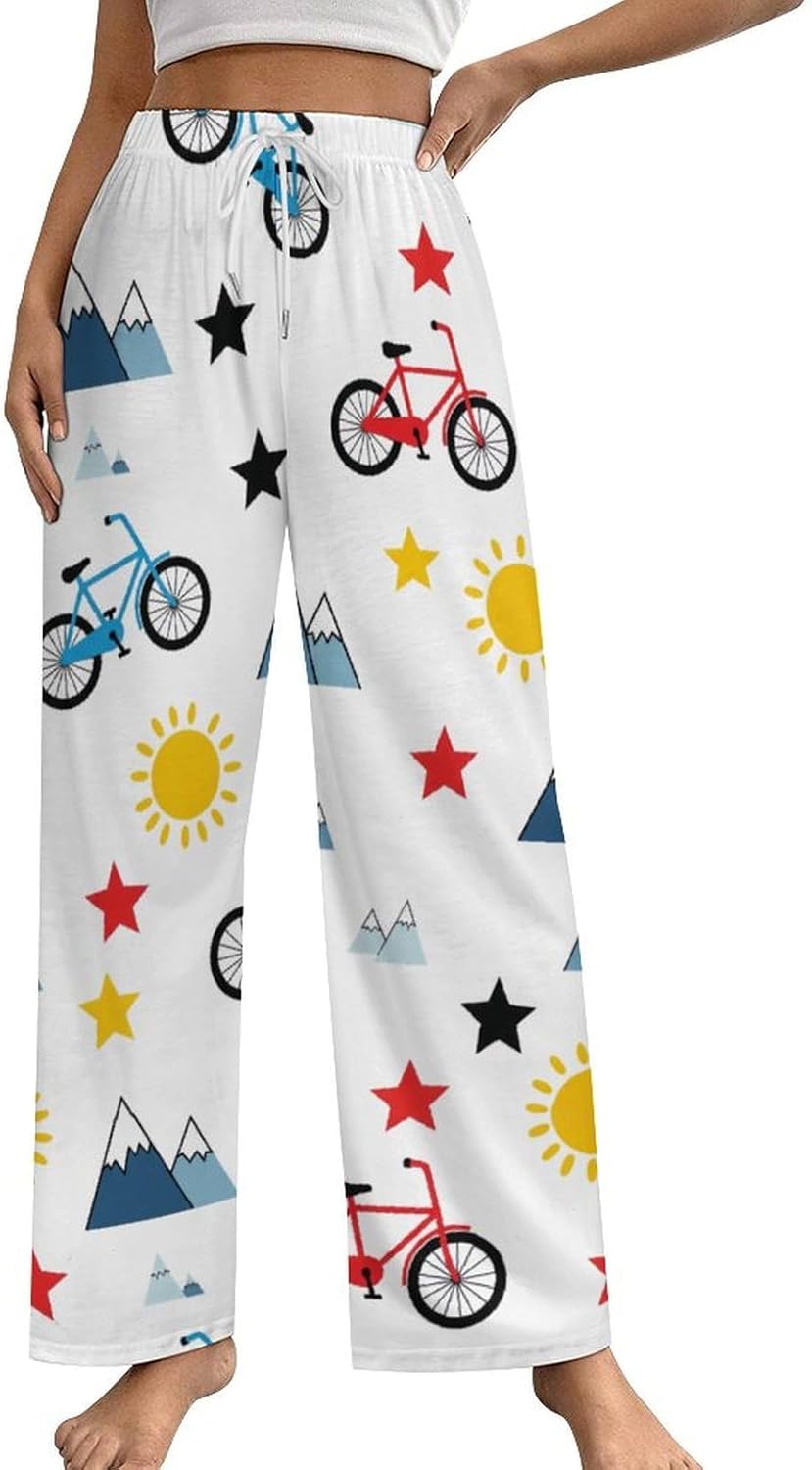 ZHANGXM Cartoon Dog Women's Pajama Pants Lounge Pajamas Bottoms Soft Sleep Pj Pants