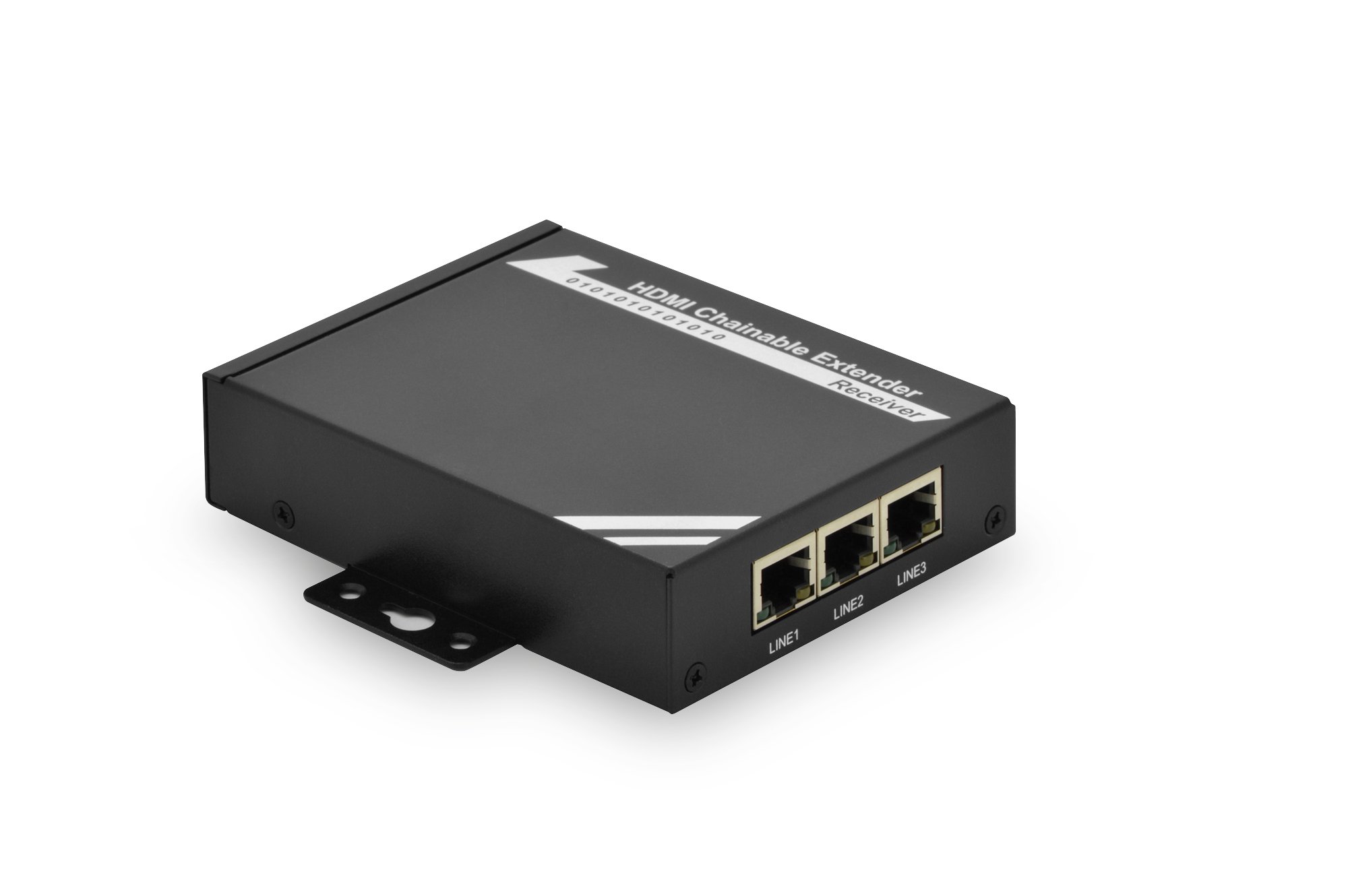 Digitus Professional przedłużacz sieciowy HDMI i VGA z obsługą IP czarny czarny