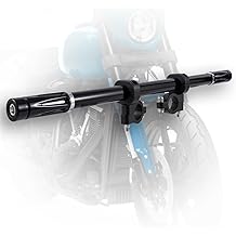 Crash Bar Engine Guard Highway Freeway Bar for Harley Touring Sports 883 softail dyna Street Bob Fat bob Breakout Low Rider V-Rod Deluxe(Gloss Black)